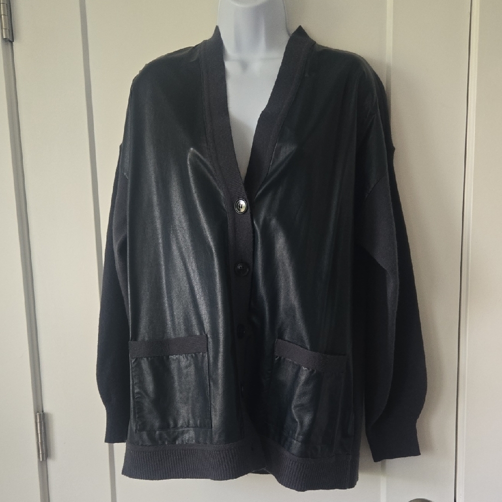 Ann Taylor Black Buttoned Jacket